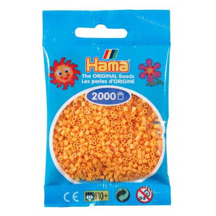 Hama Mini Perler 501-60 Bamsegul - 2000 stk til kreativ leg