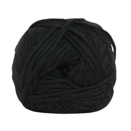 Hjertegarn Blend Bamboo Garn Unicolor 1990 - Sort kvalitet