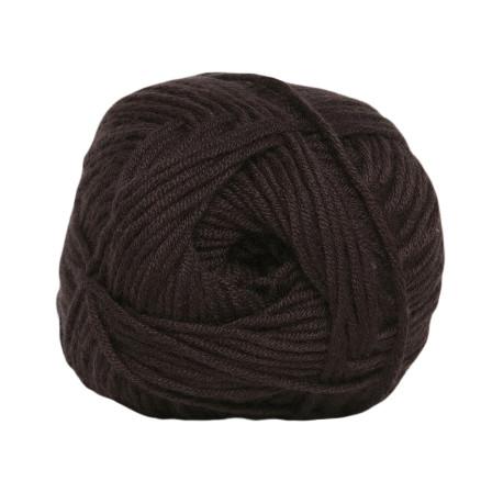 Hjertegarn Blend Bamboo Garn Unicolor 2500 Mørkebrun - Kvalitet!