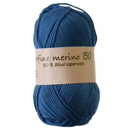 Hjertegarn Extrafine Merino 150 - Råhvid Uldgarn