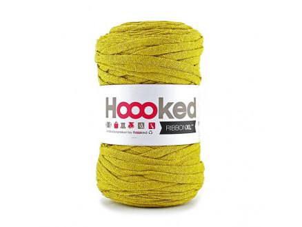 Hoooked Ribbon XL Stofgarn Unicolor SP5 i Okker