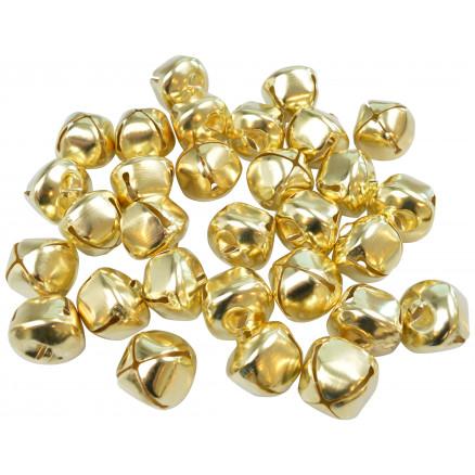 Infinity Hearts Rasleklokker 30mm Guld - 30 stk.