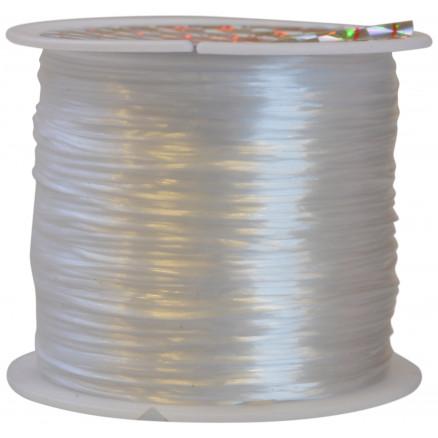 Infinity Hearts Hvid Elastik Nylon 0,8mm 50m - Tilbud!