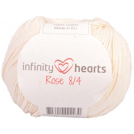 Infinity Hearts Rose 8/4 Garn Unicolor 172 Natur - Kvalitet!