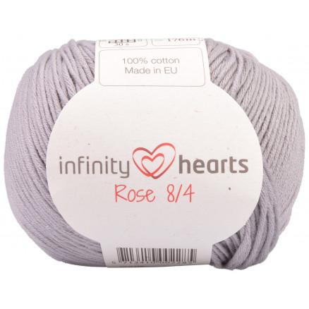 Infinity Hearts Rose 8/4 Garn Unicolor 232 Lysegrå tilbud