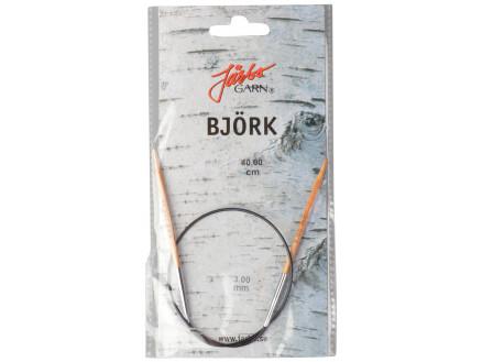 Järbo Björk Rundpinde Birk 40 cm 3,00 mm - Strik nemt!