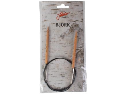 Järbo Björk Rundpinde 80cm 6mm - Ideel til strikning