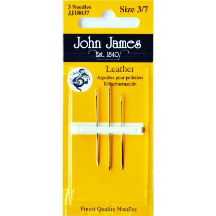 John James Lædernåle 3/7 - Stærke til Filtkugler