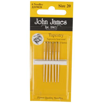 John James Stramajnåle Uden Spids - 6 Stk Tilbud!
