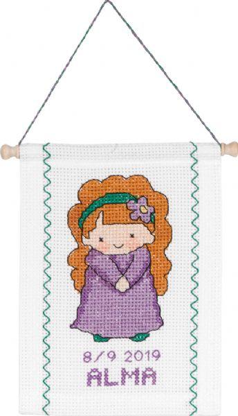Permin Broderikit Jomfru Stjernetegn 18 x 25 cm - 13-8818