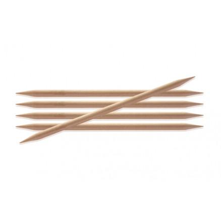 KnitPro Basix Birch Strømpepinde 20 cm - US15 på tilbud!