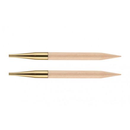 KnitPro Basix Birch Udskiftelige Rundpinde 10 mm - Tilbud!