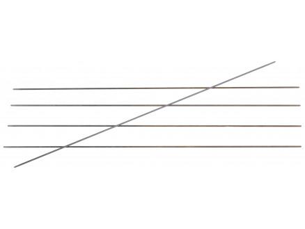 KnitPro Karbonz Strømpepinde i Kulfiber - 15 cm, 1 mm