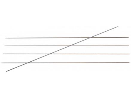 KnitPro Karbonz Strømpepinde 20cm Kulfiber 1,25mm