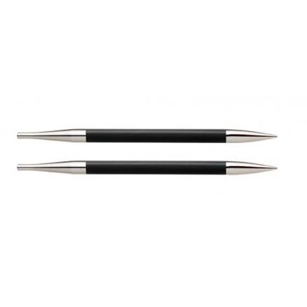 KnitPro Karbonz Udskiftelige Rundpinde 5mm - Kulfiber Kvalitet