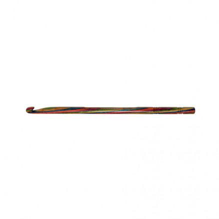KnitPro Symfonie Hæklenål i Birk - 15 cm, 6,5 mm