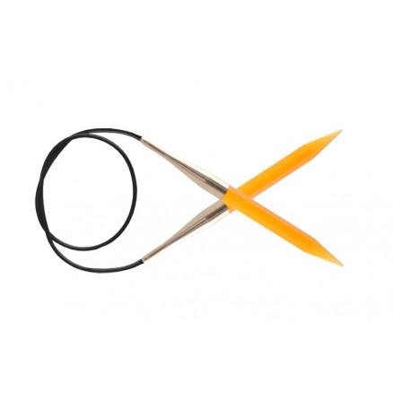 KnitPro Trendz Rundpinde i Akryl 80cm, 10mm - Orange