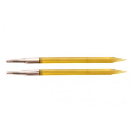 KnitPro Trendz Udskiftelige Rundpinde 6,00mm Gul 13cm