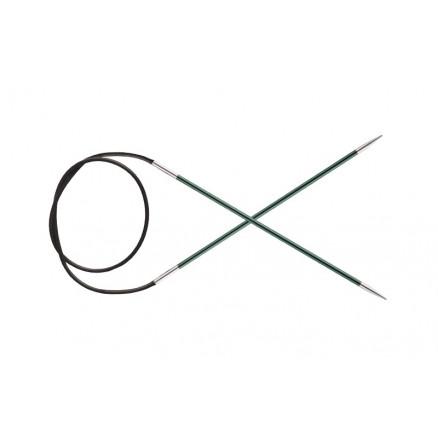 KnitPro Zing Rundpinde i Aluminium 150 cm - Jadegrøn