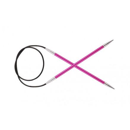 KnitPro Zing Rundpinde i Aluminium 40cm 5mm Ruby