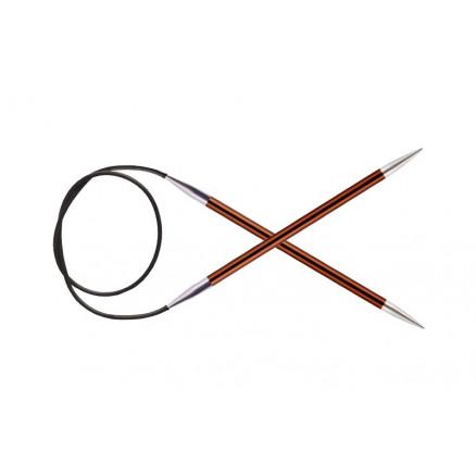 KnitPro Zing Rundpinde i Aluminium 40cm - Sienna Farve