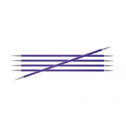 KnitPro Zing Aluminium Strømpepinde 15cm Amethyst