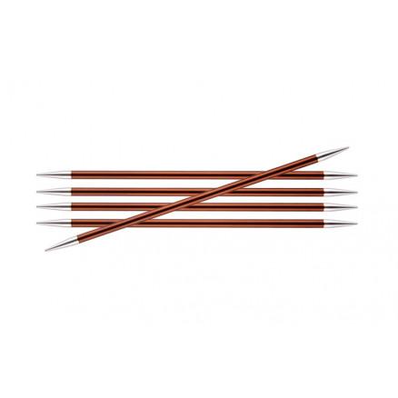 KnitPro Zing Strømpepinde i Aluminium - 20 cm, 5,5 mm