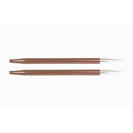 KnitPro Zing Aluminium Rundpinde 10cm 5,50mm - Sienna