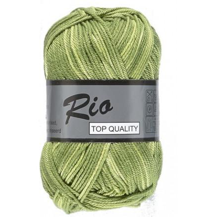 Lammy Rio Garn Print 627 - Gul/Grøn, 50g Hæklegarn