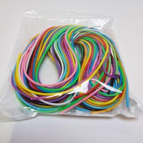 Maskewire 3 mm - 300 cm - Ass. farver til strikprojekter