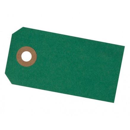 Grønne Manillamærker 4x8cm - 10 stk til Gaveindpakning