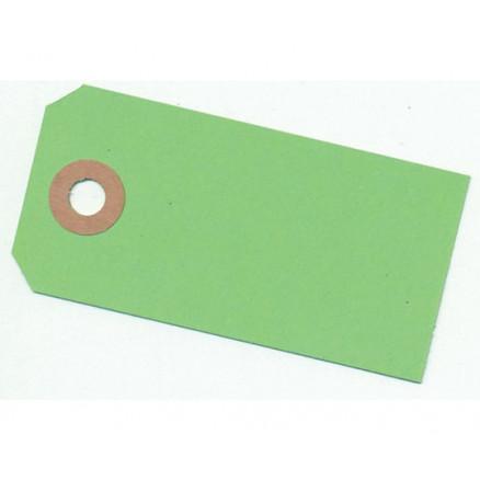 Lime Grøn Manillamærker 4x8cm - 10 stk på tilbud!