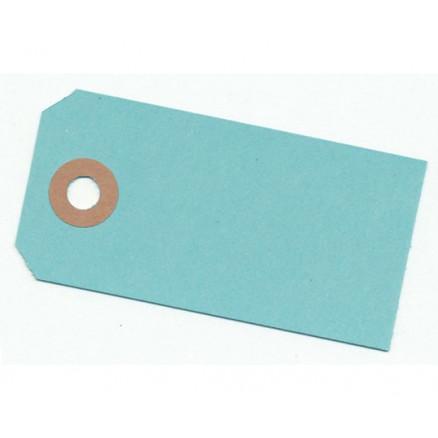 Lyseblå Manillamærker 4x8cm - 10 stk til Gaveindpakning