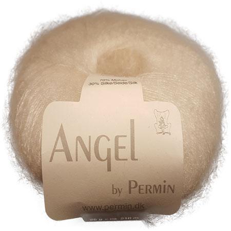 Angel Permin - Mohair og Silkegarn - 884102 Råhvid