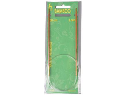Pony Rundpinde i Bambus 60cm 3,00mm - Perfekt til Strik!