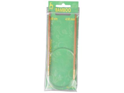 Pony Bambus Rundpinde 60cm 4,5mm - Ideel til Strikning