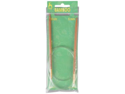 Pony Rundpinde i Bambus 80cm 5,0mm - Perfekte til Strik