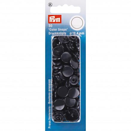 Prym Farverige Trykknapper i Plast - Marine 12,4mm - 30 stk