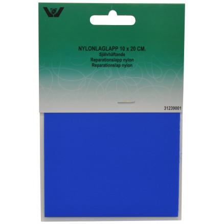Selvklæbende Nylon Reparationslap Kobolt 10x20cm - 1 stk