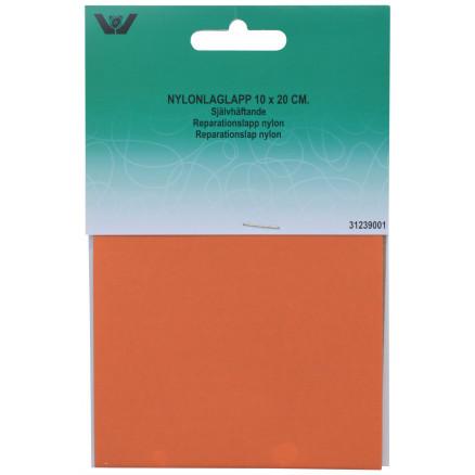 Selvklæbende Reparationslap Nylon Orange 10x20cm - 1 stk