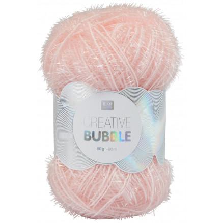 Rico Creative Bubble Garn Unicolor 003 Rosa - Skurresvamp
