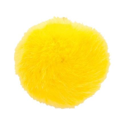 Rico Pompon Kvast i Akryl - Gul 10 cm til Kreative Projekter