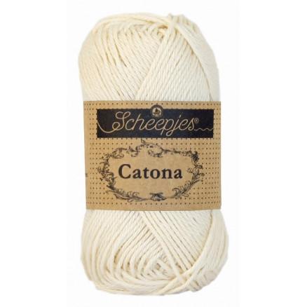 Scheepjes Catona Garn Unicolor 130 - Old Lace Tilbud