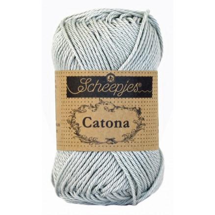 Scheepjes Catona Garn Unicolor 172 Lys Sølv – Fantastisk Valg!
