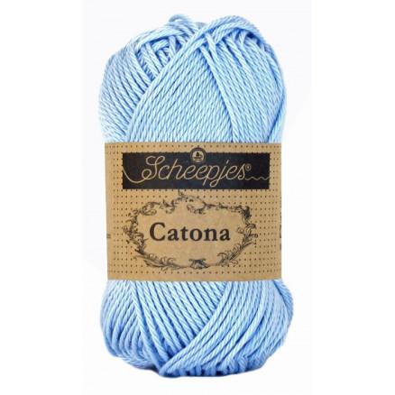 Scheepjes Catona Garn Unicolor 173 Bluebell - Kvalitetsgarn