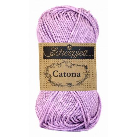 Scheepjes Catona Garn Unicolor 226 Lys Orchid - Fantastisk!