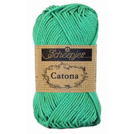Scheepjes Catona Garn Unicolor 241 - Papegøjegrøn