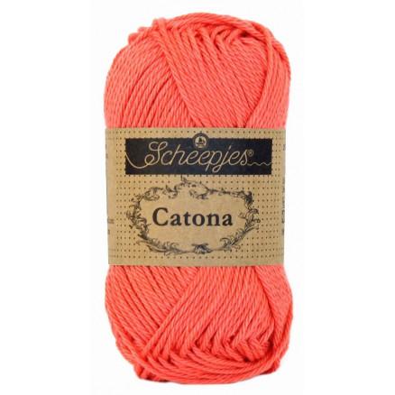 Scheepjes Catona Garn Unicolor 252 Vandmelon - Kvalitetsgarn