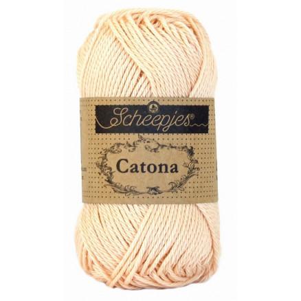 Scheepjes Catona Garn Unicolor 255 Nude – Kvalitetsgarn