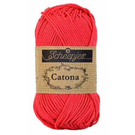 Scheepjes Catona Garn Unicolor 256 - Carmelia Rose